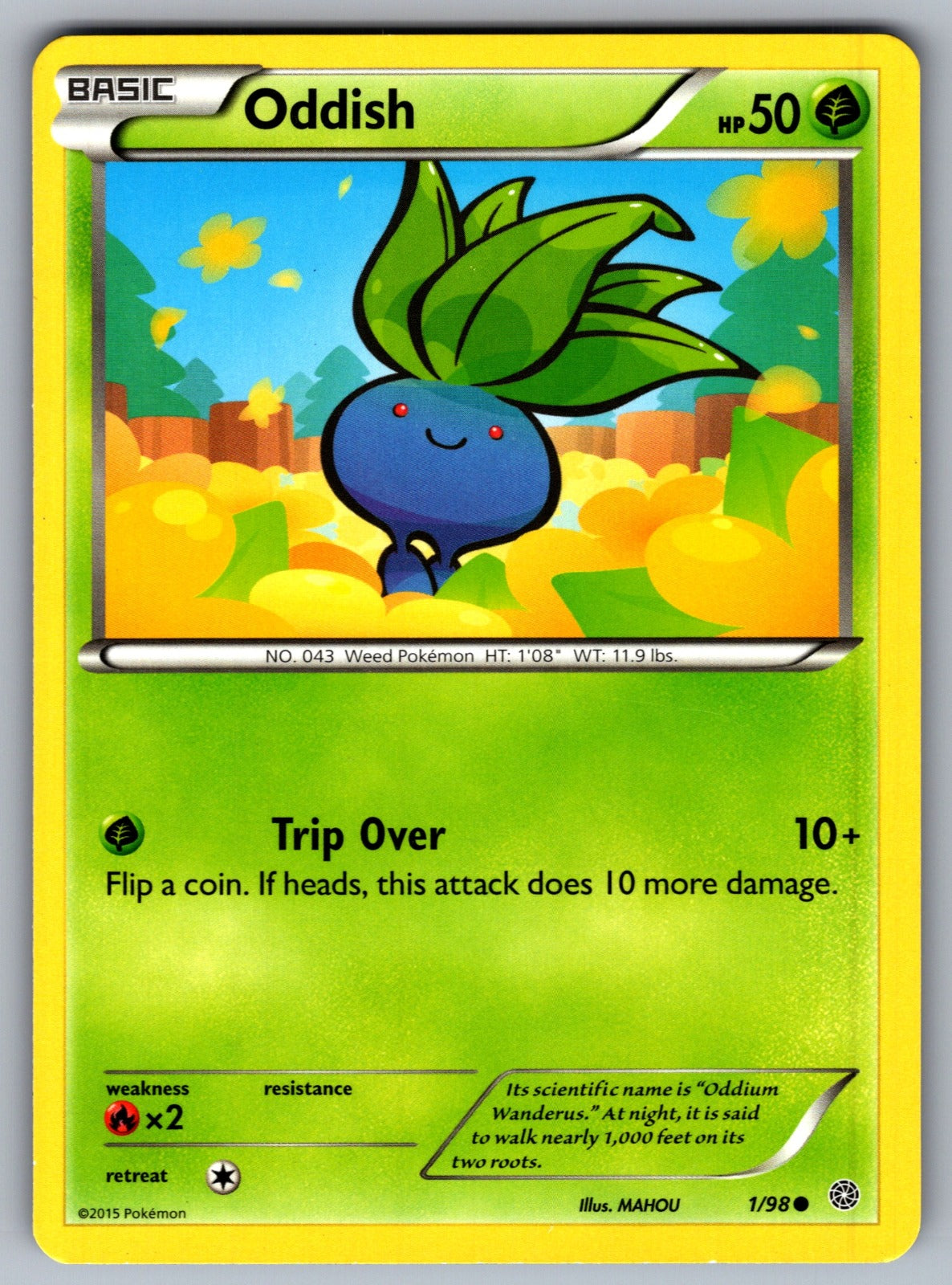 Oddish Common XY - Ancient Origins 1/98 LP 2015