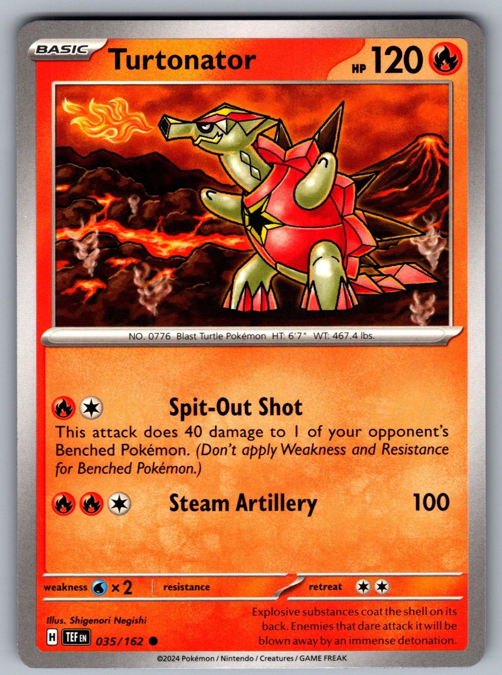 Turtonator Common SV05: Temporal Forces 035/162 NM 2024