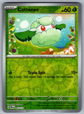Cottonee Reverse Holo Common SV: Prismatic Evolutions 007/131 NM 2025