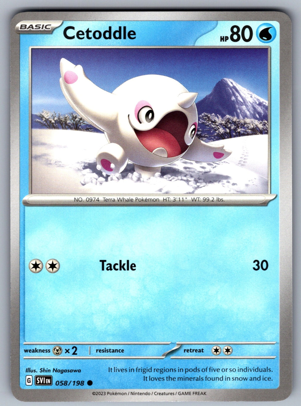 Cetoddle Common SV01: Scarlet & Violet Base Set 058/198 NM 2023