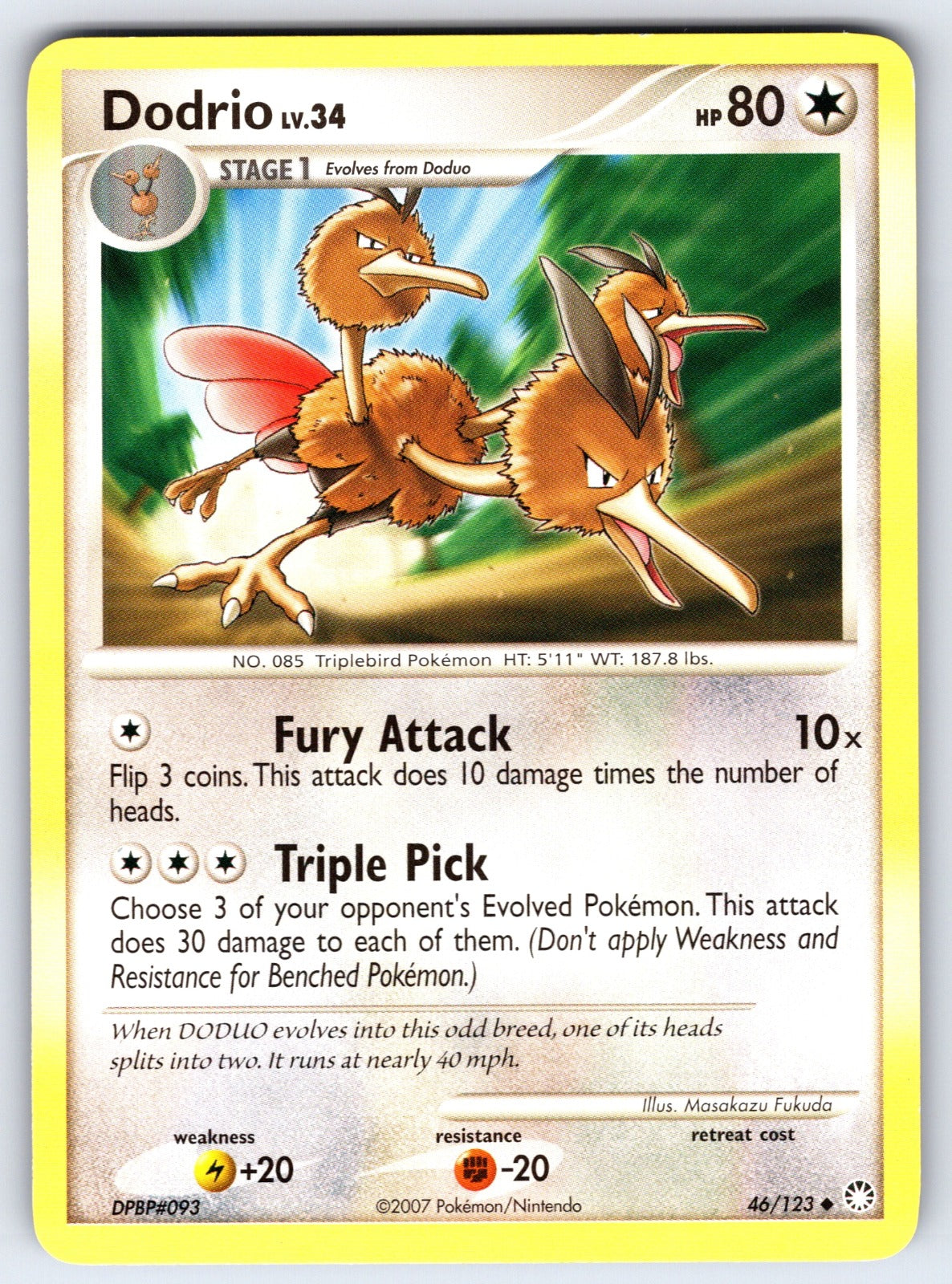 Dodrio Uncommon Mysterious Treasures 46/123 LP 2007