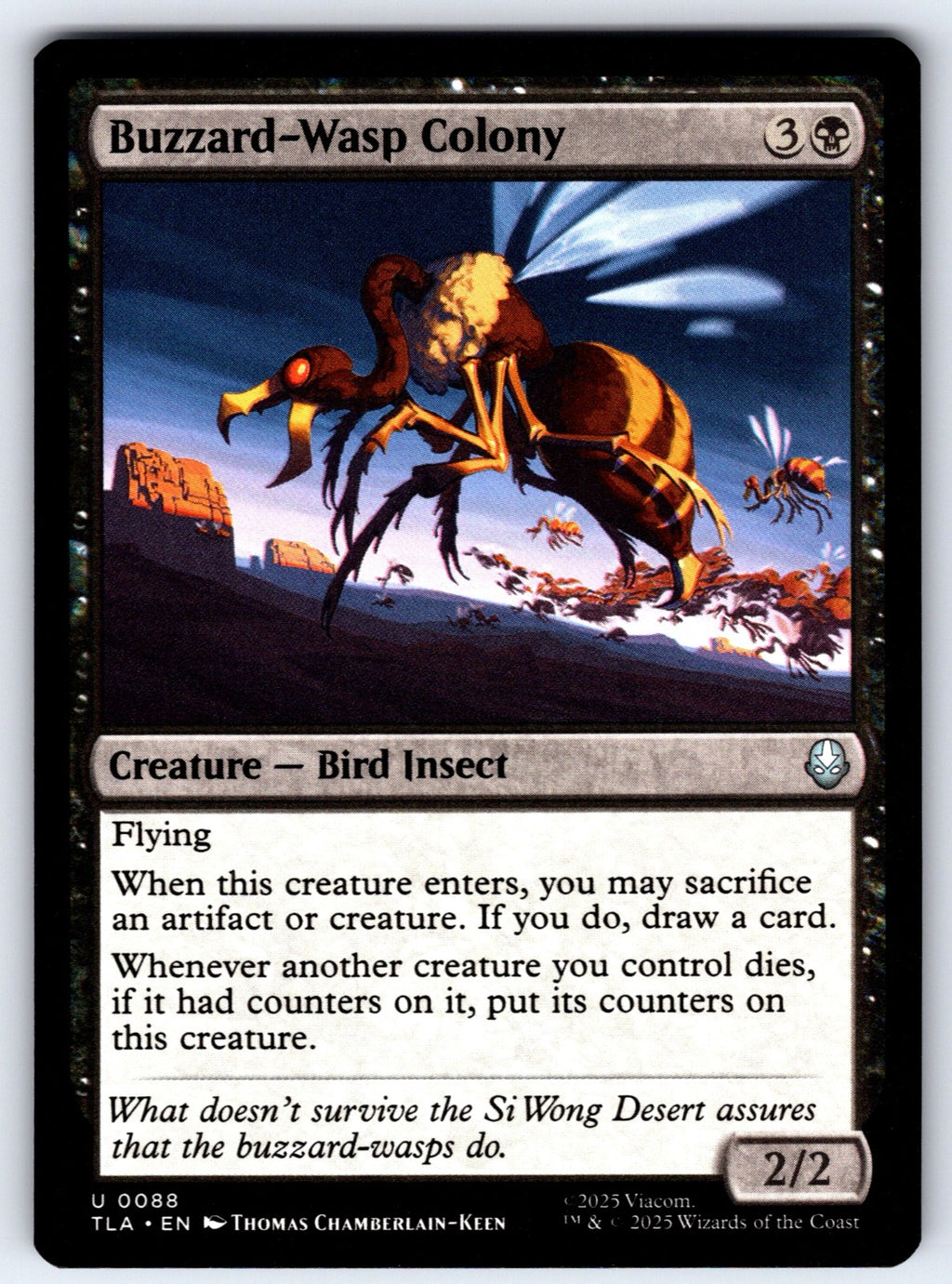Buzzard-Wasp Colony U Avatar: The Last Airbender 88 NM 2025