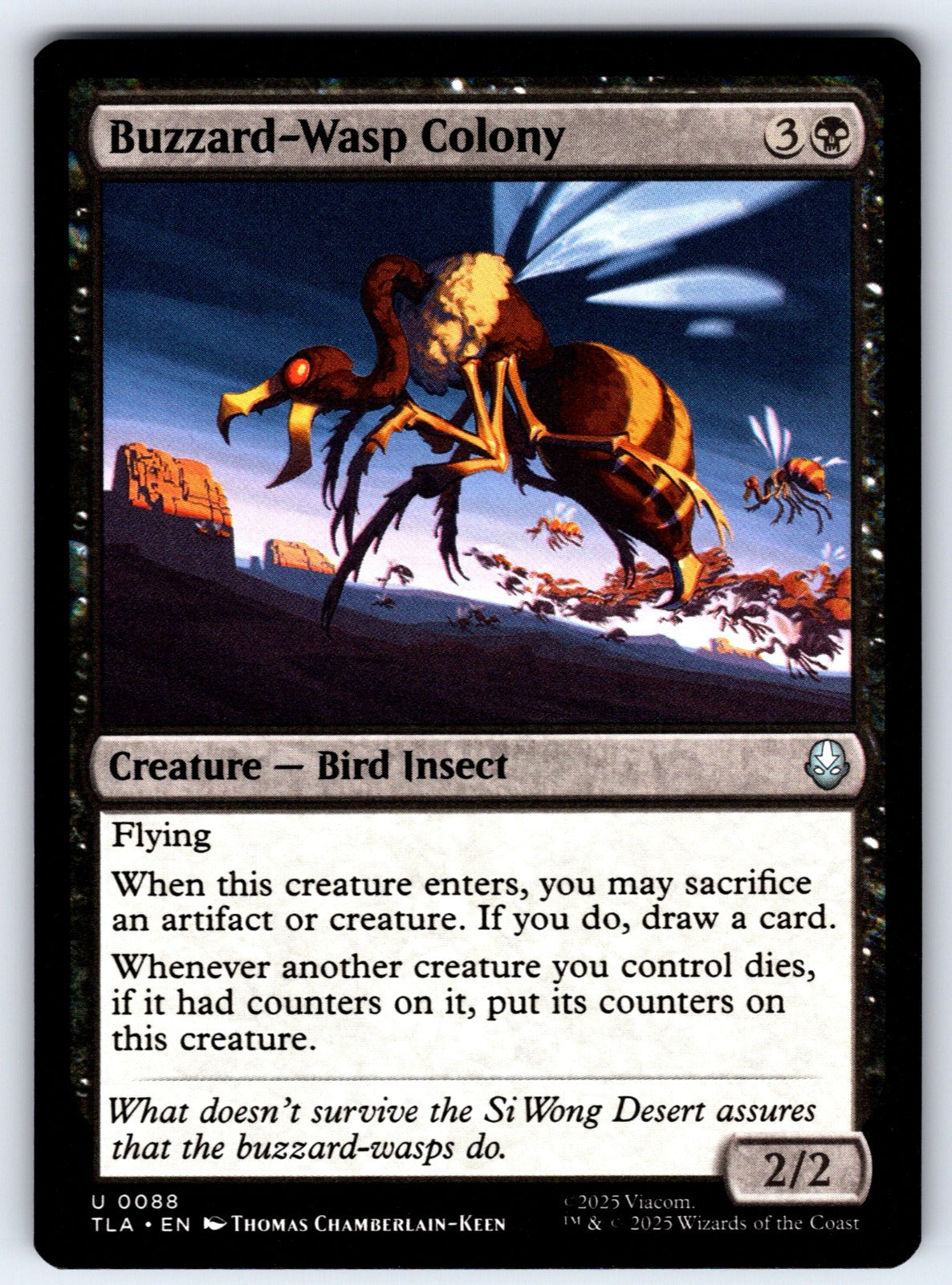 Buzzard-Wasp Colony U Avatar: The Last Airbender 88 NM 2025