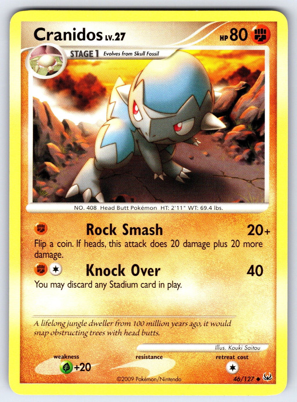 Cranidos Uncommon Platinum 46/127 LP 2009