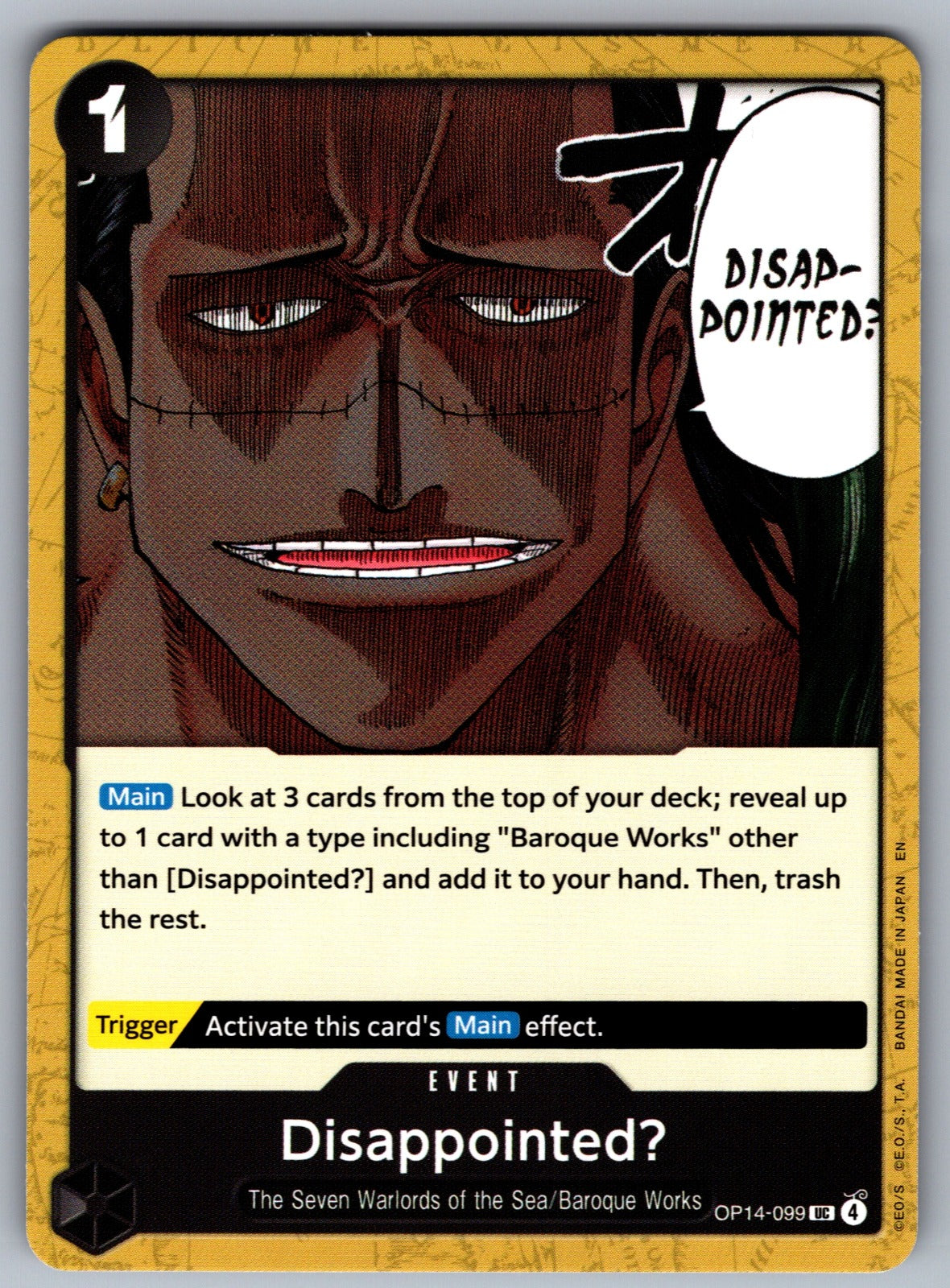 Disappointed? UC The Azure Sea's Seven OP14-099 NM 2026