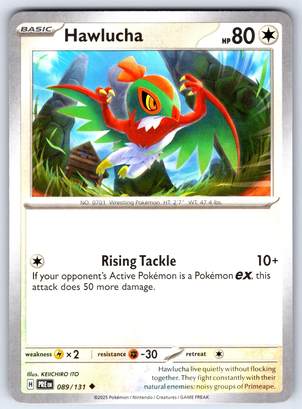 Hawlucha Uncommon SV: Prismatic Evolutions 089/131 NM 2025
