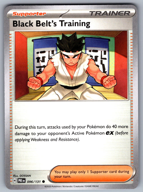 Black Belt's Training Common SV: Prismatic Evolutions 096/131 NM 2025