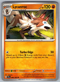 Lycanroc Uncommon SV05: Temporal Forces 090/162 NM 2024