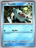 Totodile Common SV05: Temporal Forces 039/162 NM 2024
