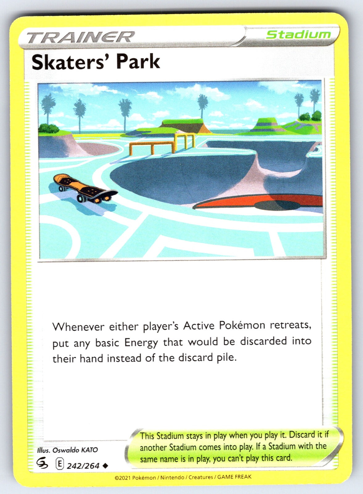 Skaters' Park Uncommon SWSH08: Fusion Strike 242/264 LP 2021