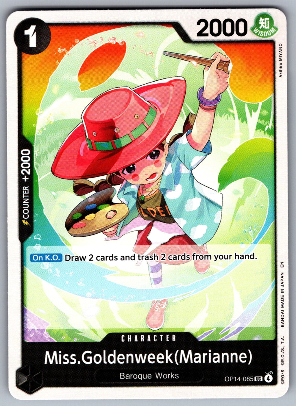 Miss.Goldenweek(Marianne) UC The Azure Sea's Seven OP14-085 NM 2026