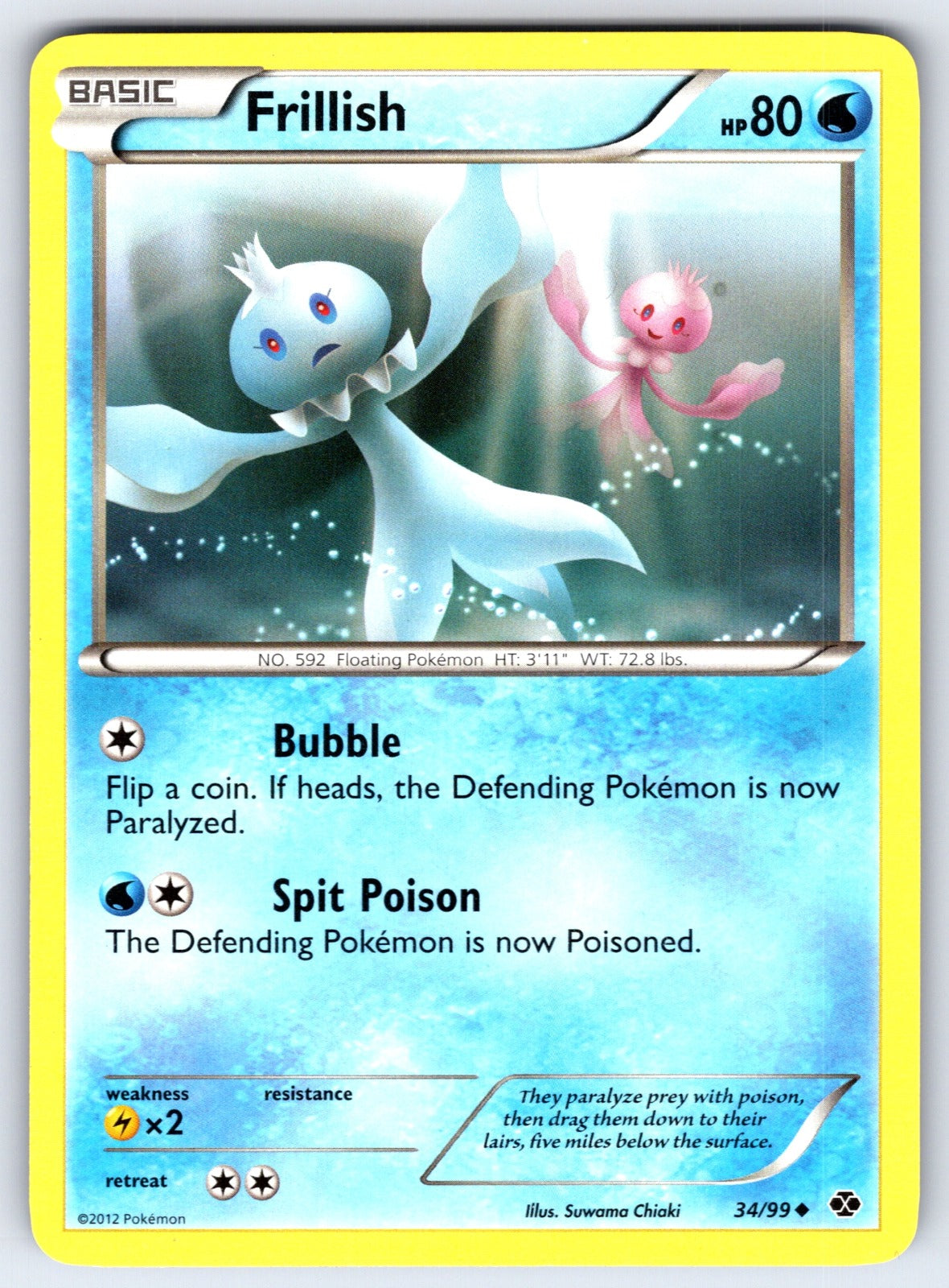 Frillish Uncommon Next Destinies 34/99 LP 2012