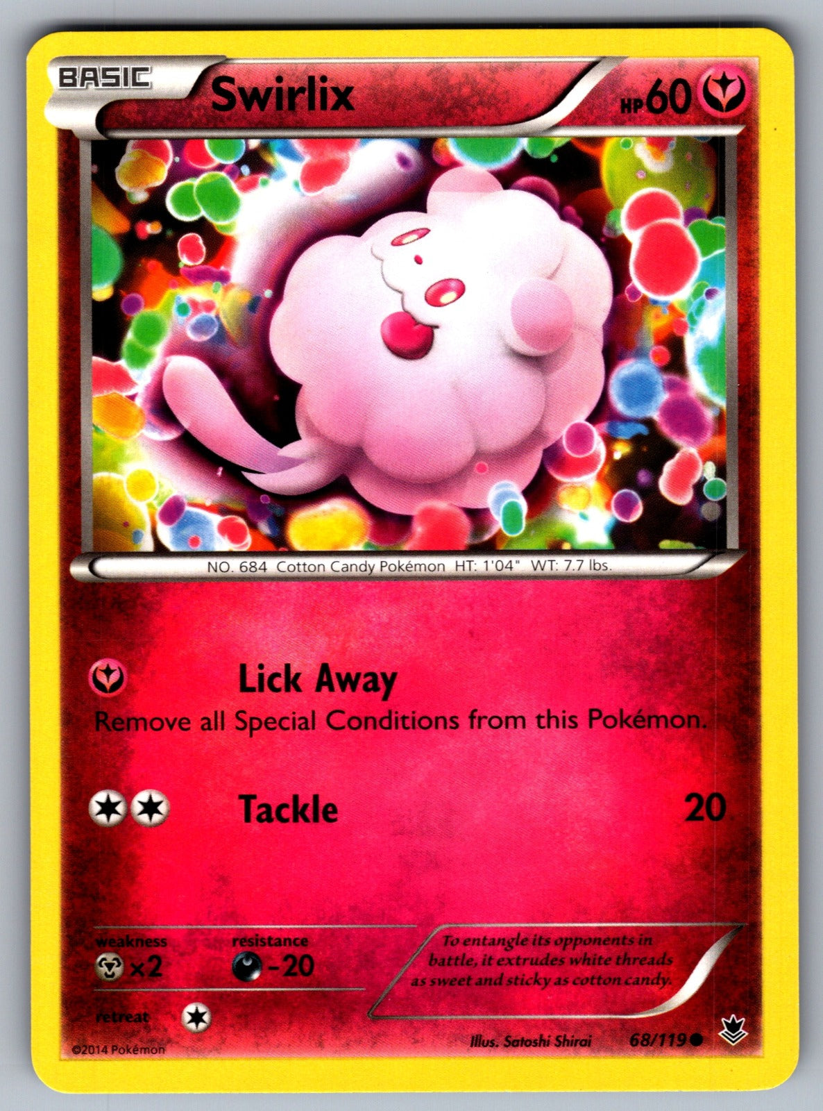 Swirlix Common XY - Phantom Forces 68/119 LP 2014