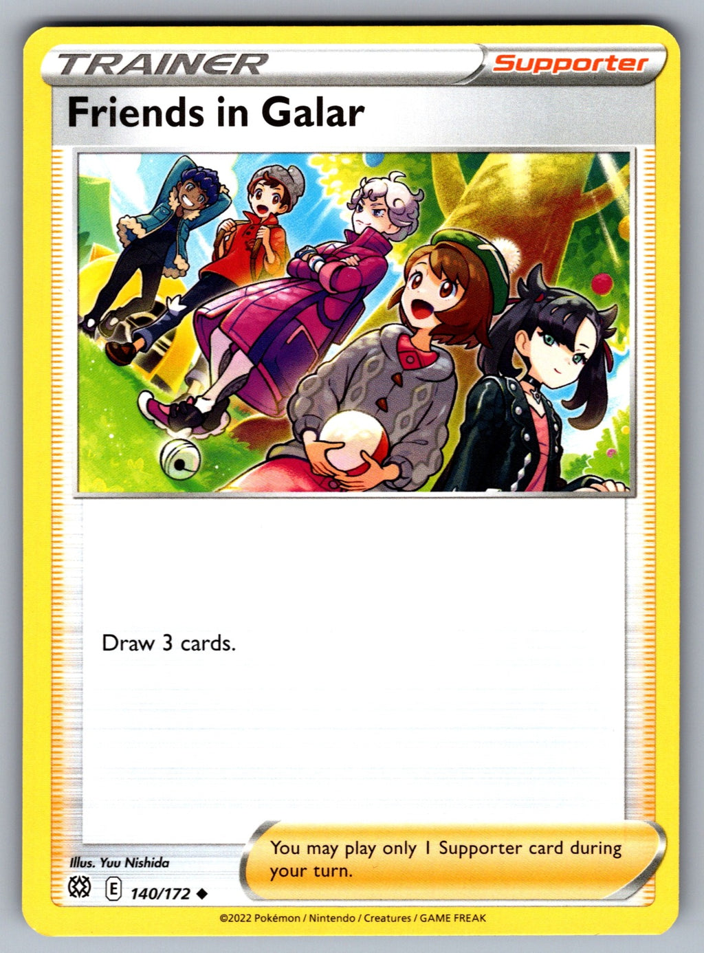 Friends in Galar Uncommon SWSH09: Brilliant Stars 140/172 NM 2022