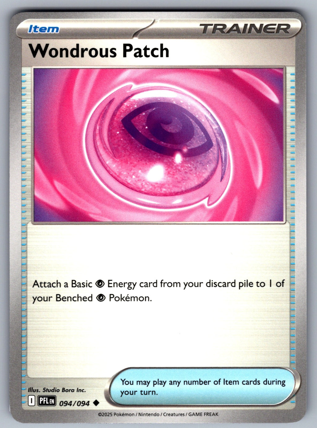 Wondrous Patch Uncommon ME02: Phantasmal Flames 094/094 NM 2025