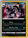 Galarian Obstagoon Holo Rare SWSH08: Fusion Strike 161/264 NM 2021