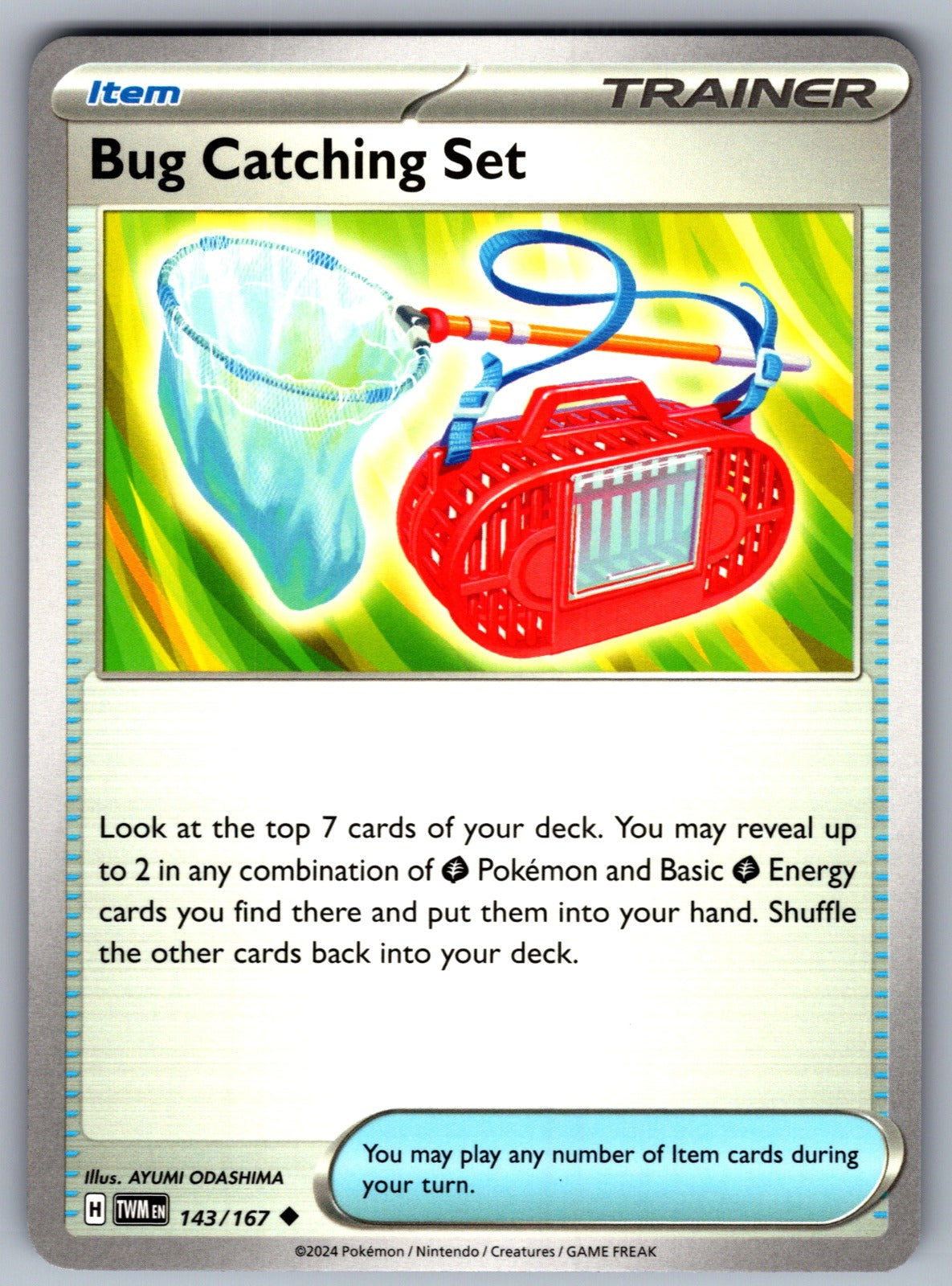 Bug Catching Set Uncommon Prize Pack Series Cards 143/167 NM 2022