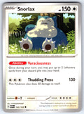 Snorlax Uncommon SV: Scarlet & Violet 151 143/165 NM 2023