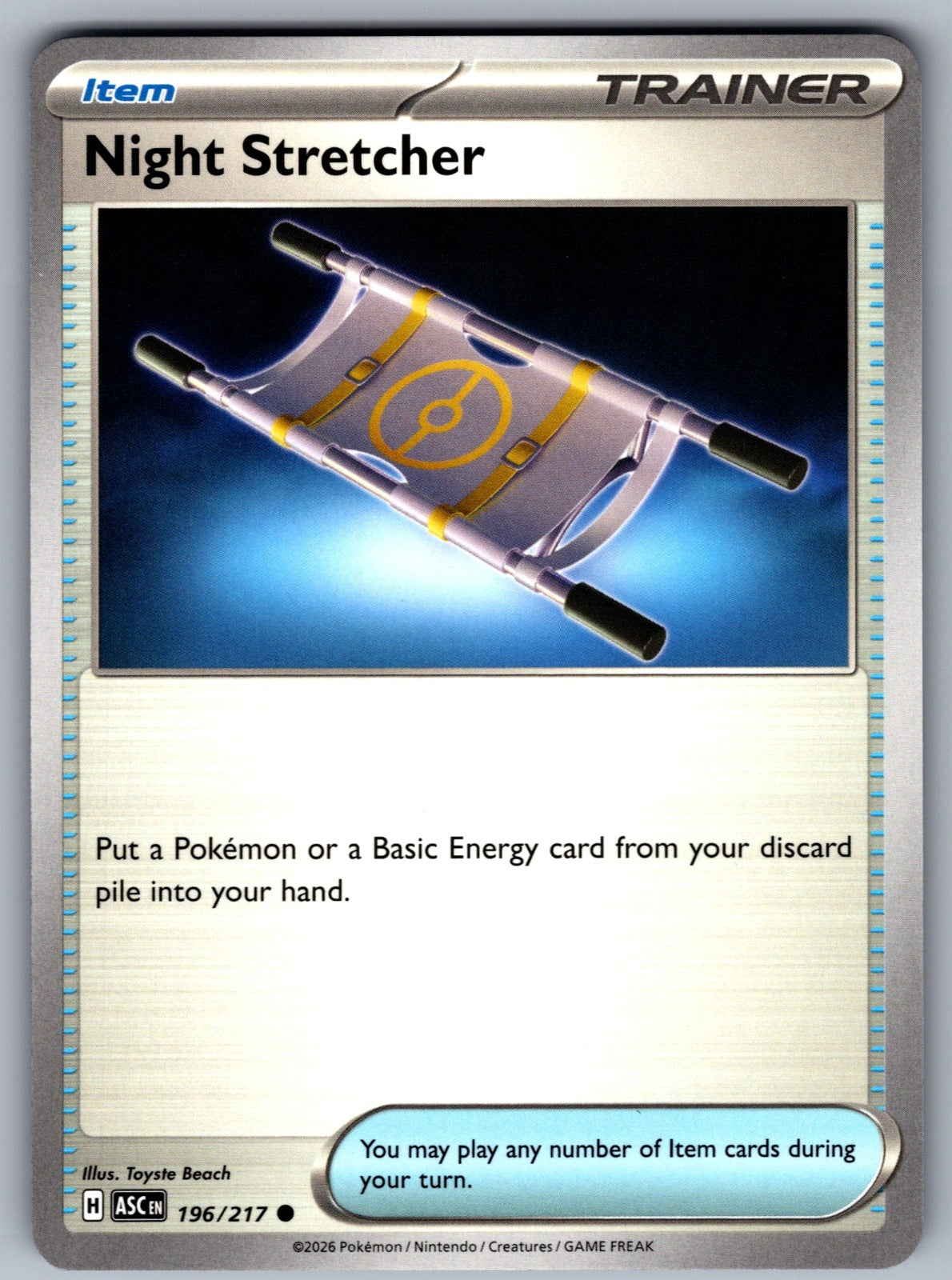 Night Stretcher Common ME: Ascended Heroes 196/217 NM 2026