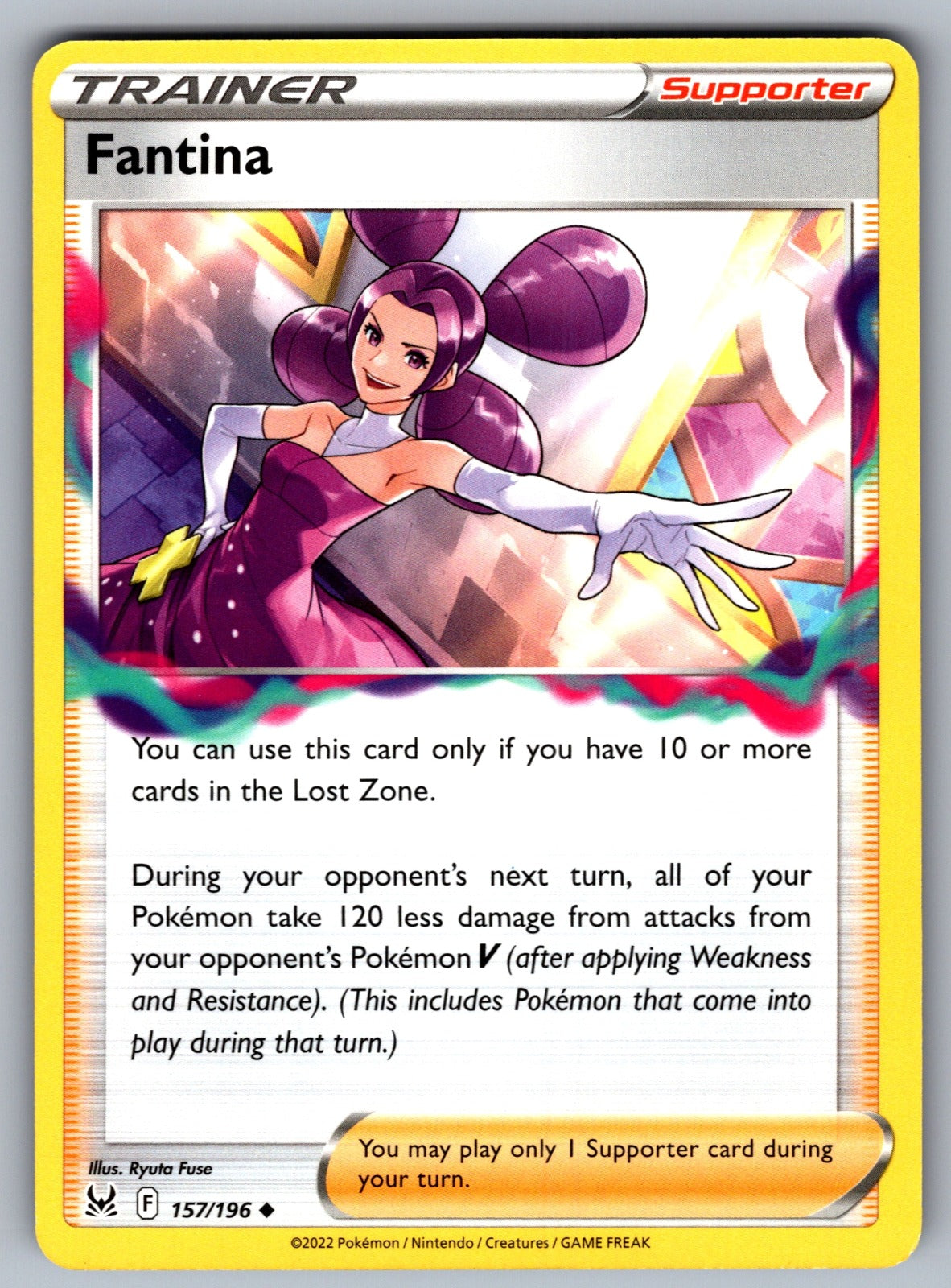 Fantina Uncommon SWSH11: Lost Origin 157/196 NM 2022