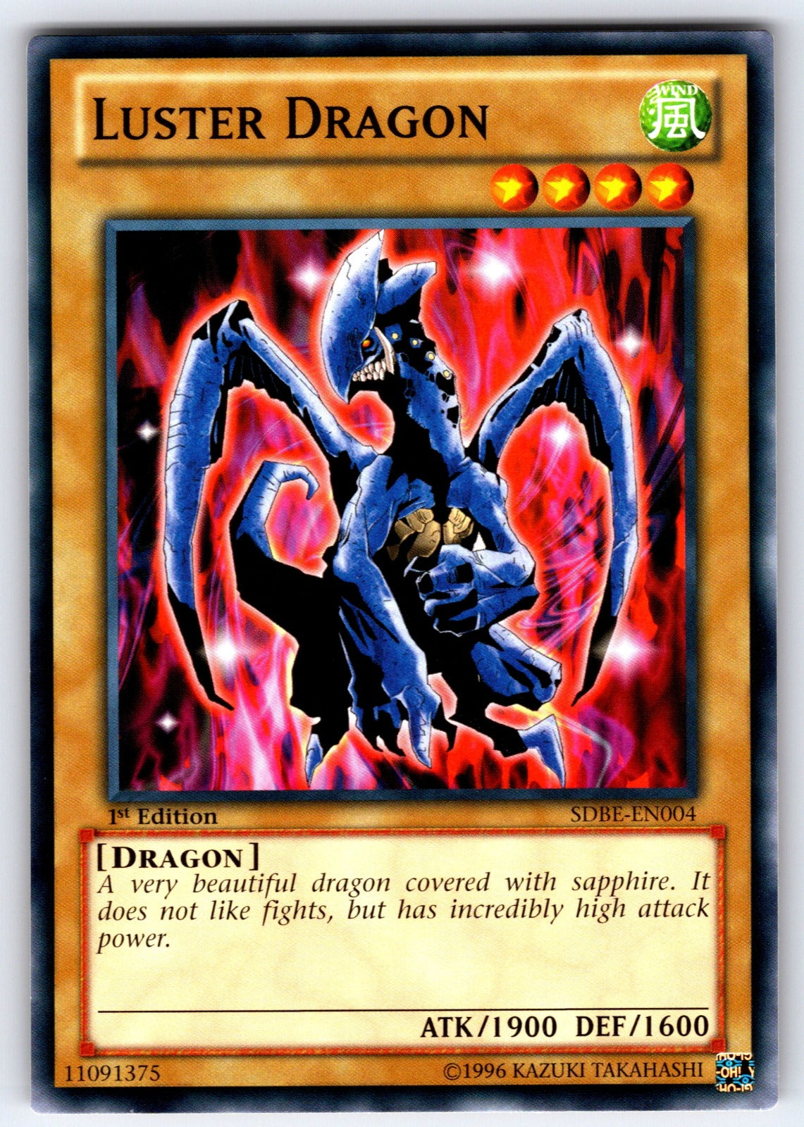 Luster Dragon 1st Edition Common Structure Deck: Saga of Blue-Eyes White Dragon 