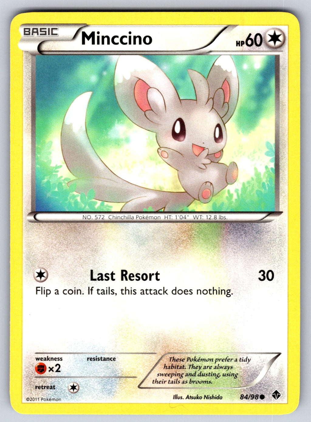 Minccino Common Emerging Powers 84/98 LP 2011