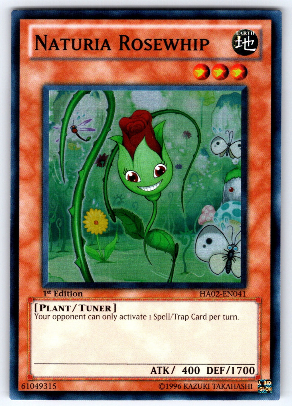 Naturia Rosewhip Unlimited Super Rare Hidden Arsenal 2 HA02-EN041 NM 2010