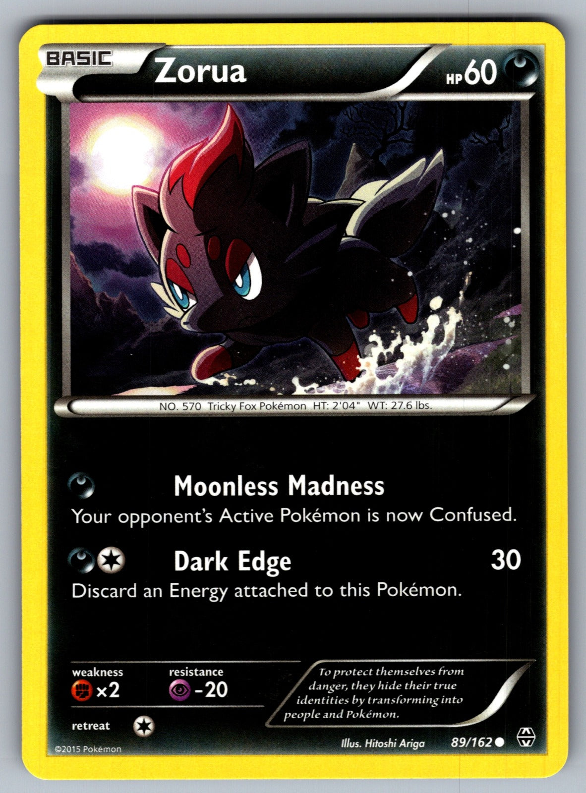Zorua (89) Common XY - BREAKthrough 89/162 LP 2015