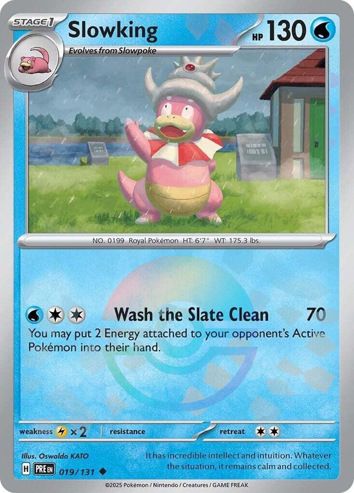 Slowking (Poke Ball Pattern) Holo Uncommon SV: Prismatic Evolutions 019/131 NM 2