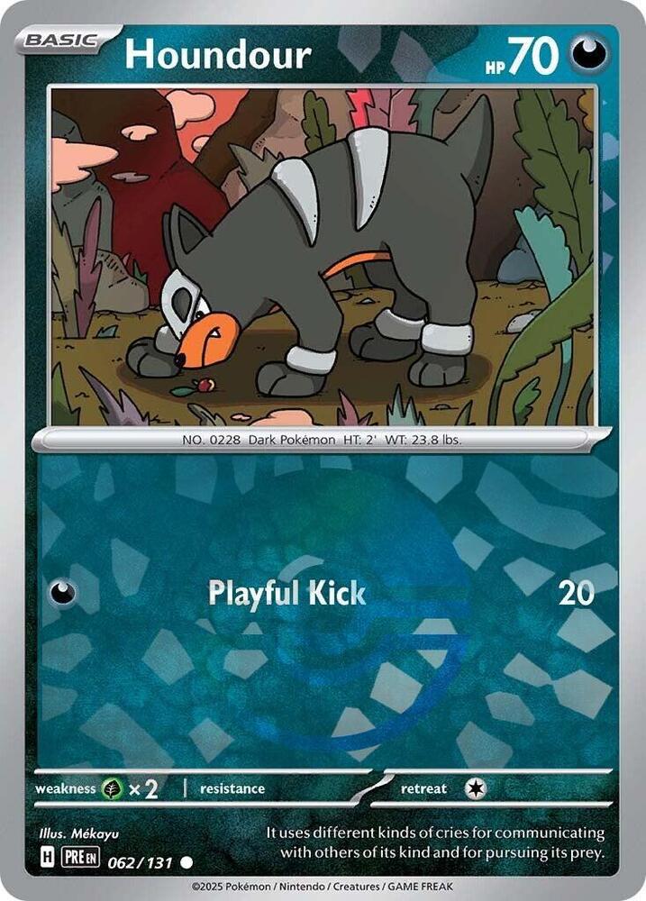 Houndour (Poke Ball Pattern) Holo Common SV: Prismatic Evolutions 062/131 NM 202