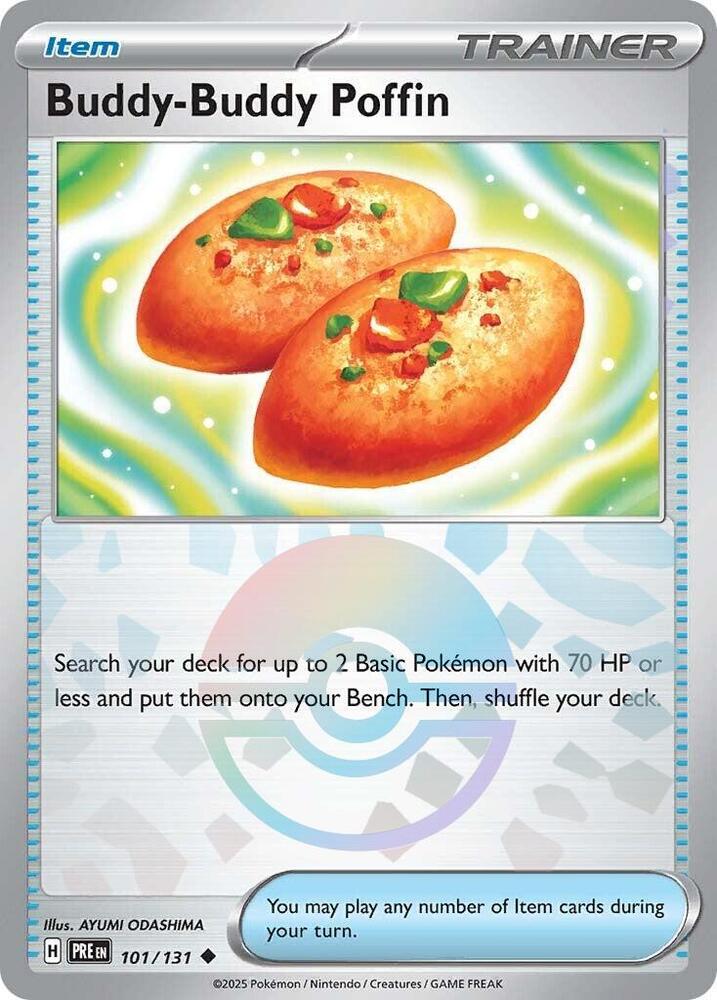 Buddy-Buddy Poffin (Poke Ball Pattern) Holo Uncommon SV: Prismatic Evolutions 10