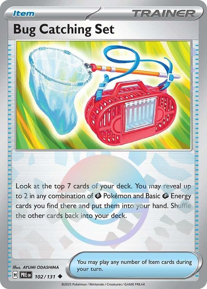 Bug Catching Set (Poke Ball Pattern) Holo Uncommon SV: Prismatic Evolutions 102/