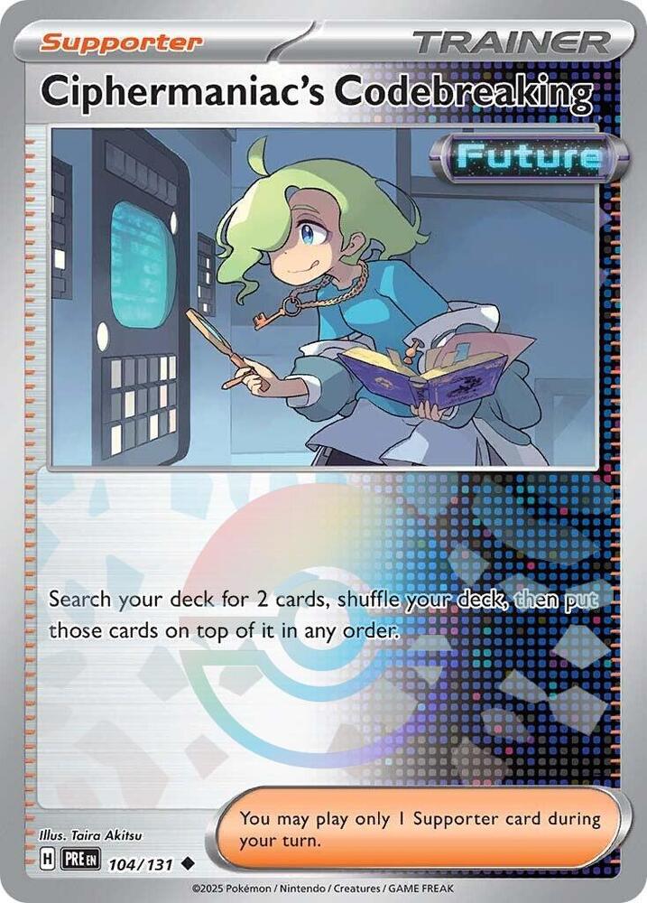 Ciphermaniac's Codebreaking (Poke Ball Pattern) Holo Uncommon SV: Prismatic Evol