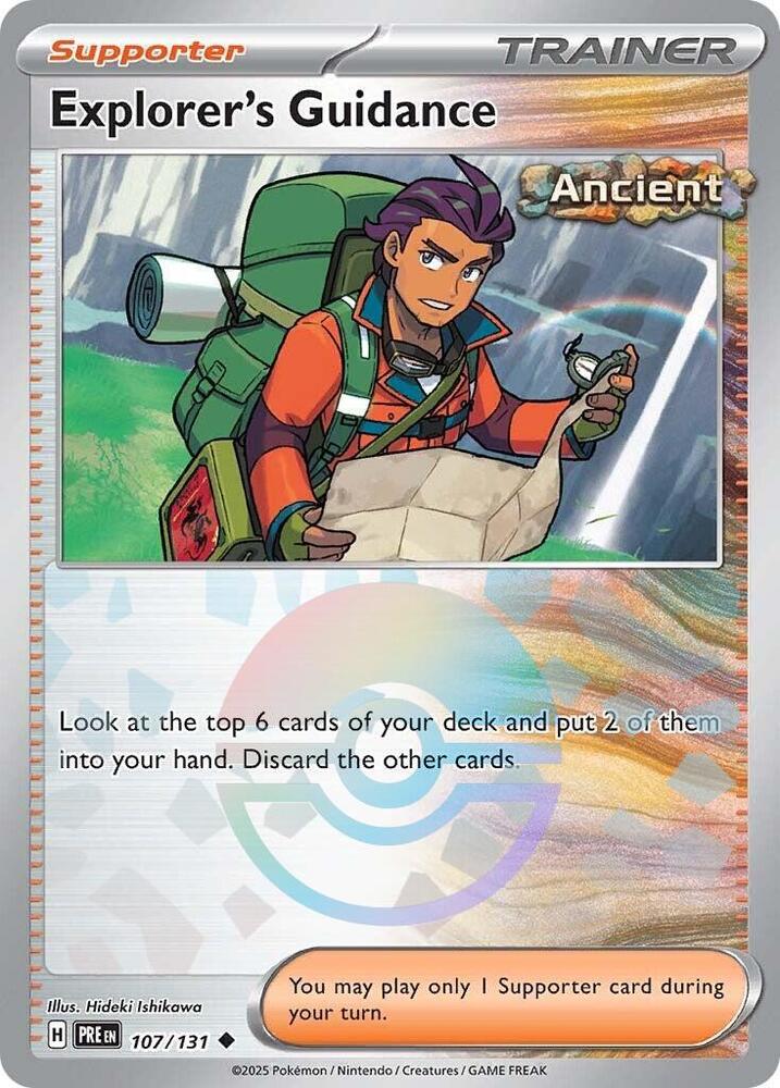 Explorer's Guidance (Poke Ball Pattern) Holo Uncommon SV: Prismatic Evolutions 1