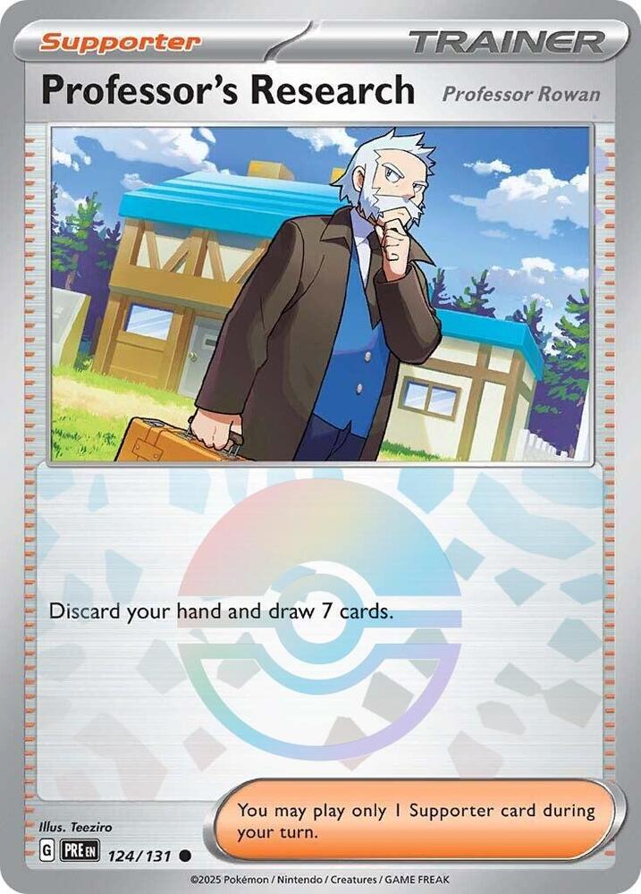 Professor's Research [Professor Rowan] (Poke Ball Pattern) Holo Common SV: Prism