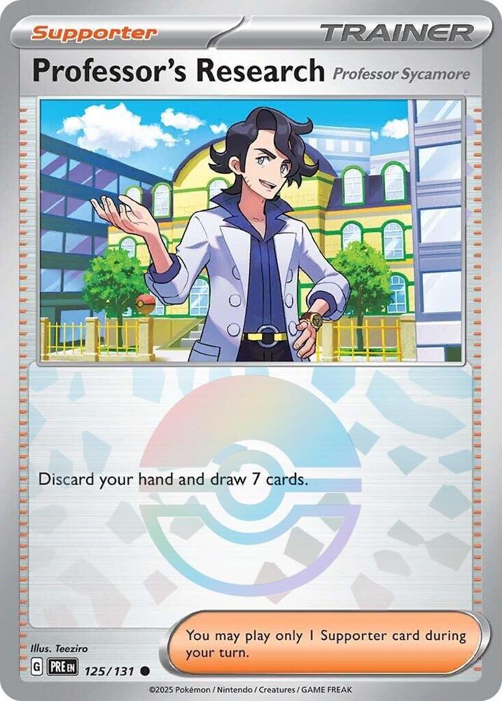 Professor's Research [Professor Sycamore] (Poke Ball Pattern) Holo Common SV: Pr