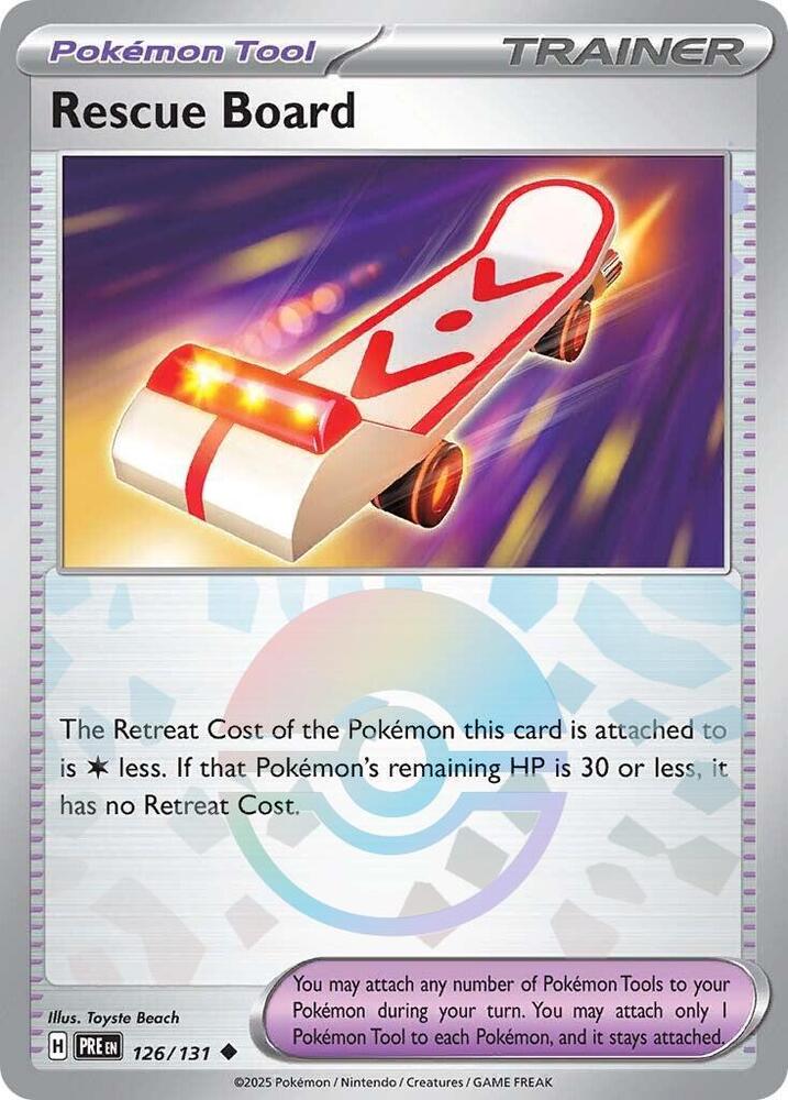 Rescue Board (Poke Ball Pattern) Holo Uncommon SV: Prismatic Evolutions 126/131 