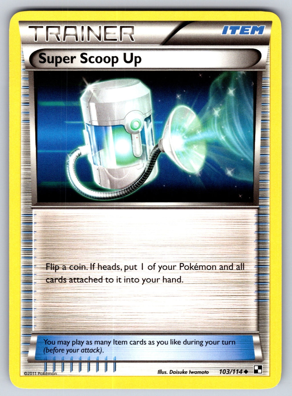Super Scoop Up Uncommon Black and White 103/114 LP 2011