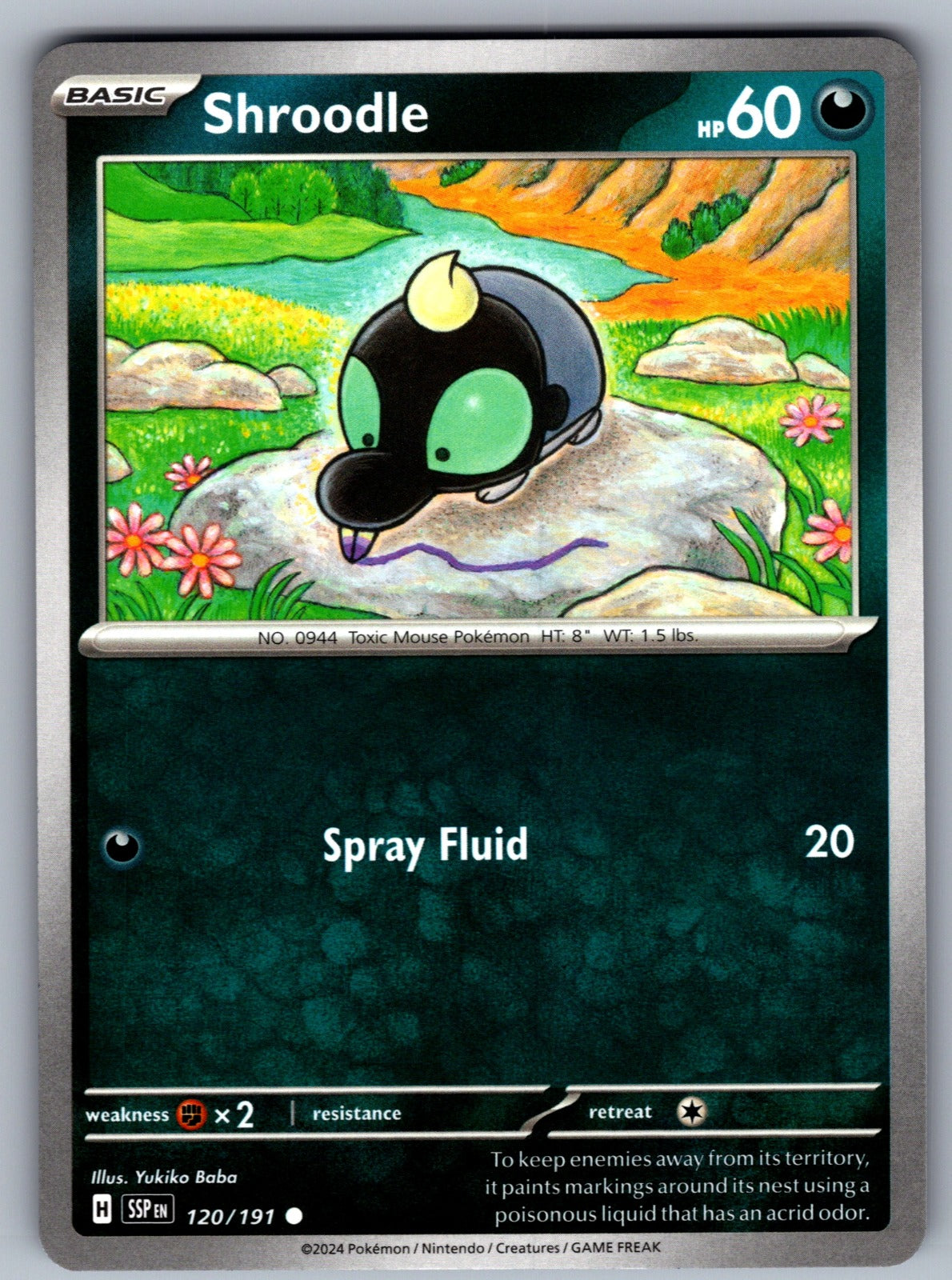 Shroodle Common SV08: Surging Sparks 120/191 NM 2024
