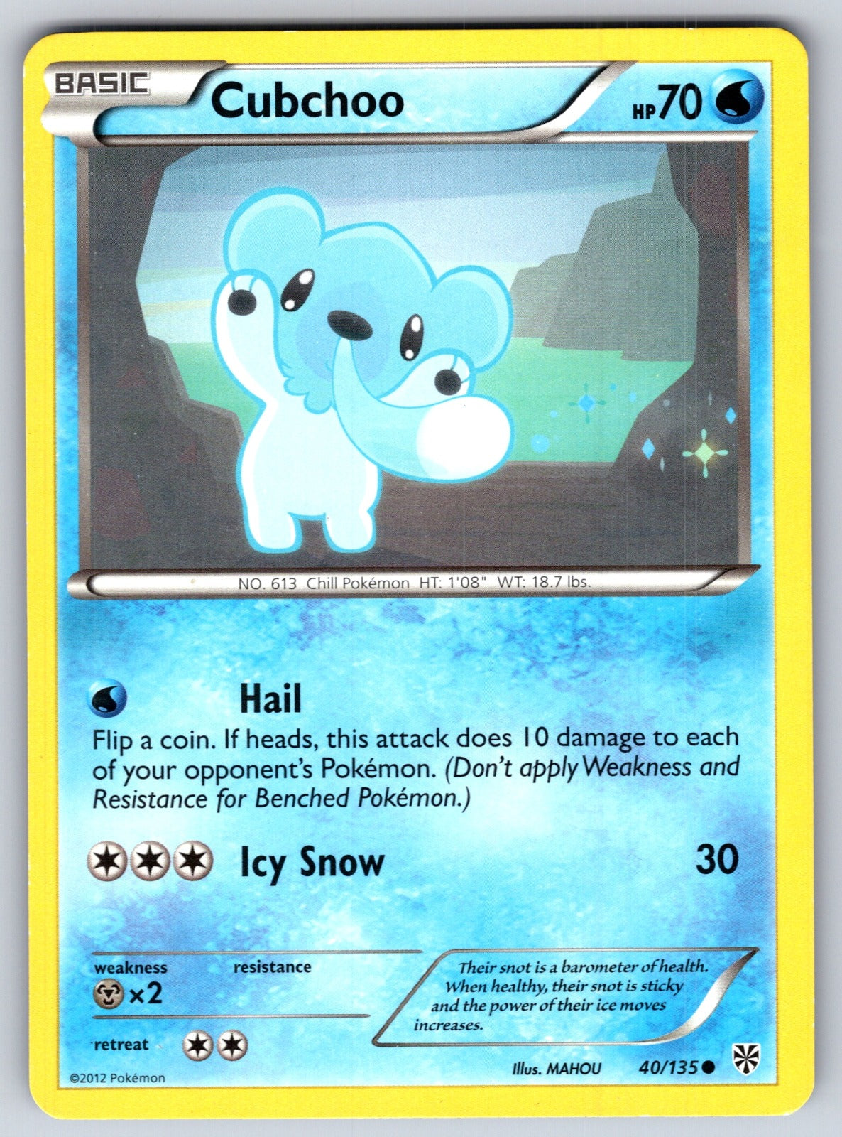 Cubchoo Common Plasma Storm 40/135 LP 2013