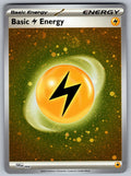 Basic Lightning Energy (Cosmos Holo) Holo Common SVE: Scarlet & Violet Energies 