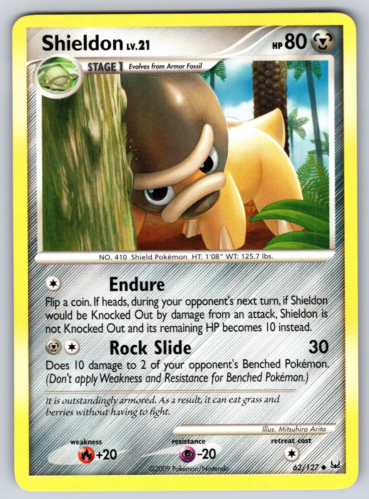 Shieldon Uncommon Platinum 62/127 LP 2009