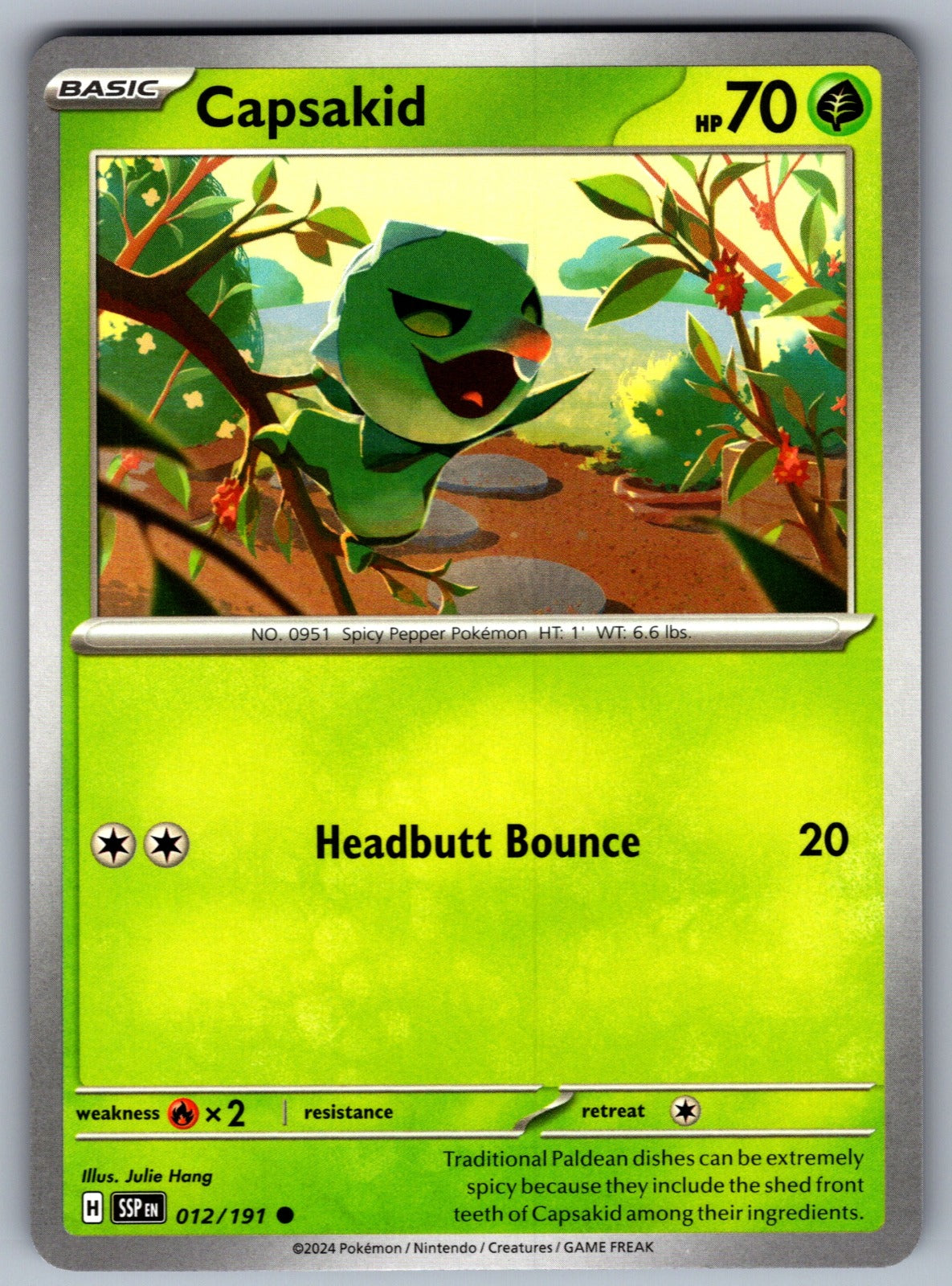 Capsakid Common SV08: Surging Sparks 012/191 NM 2024