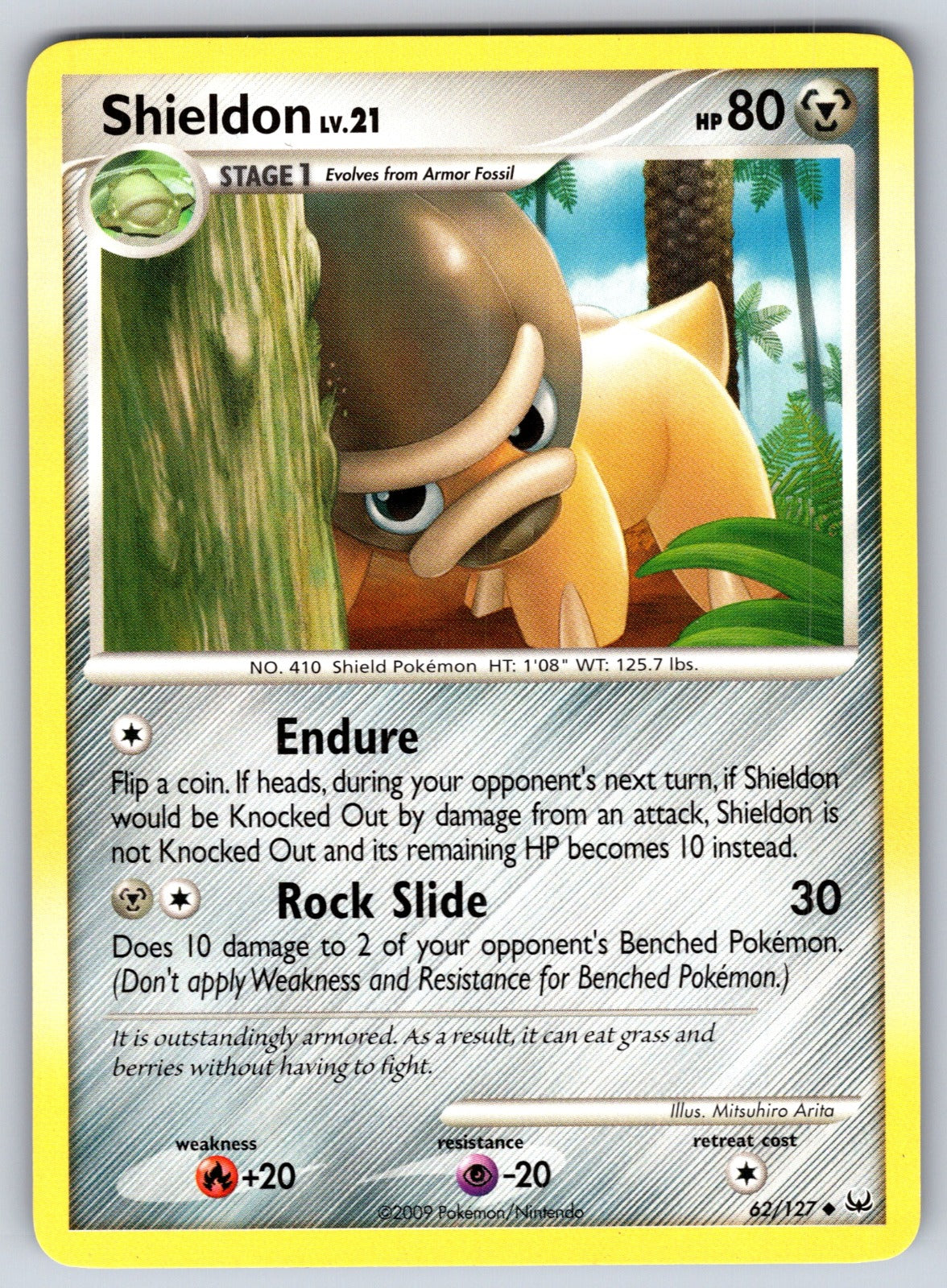 Shieldon Uncommon Platinum 62/127 LP 2009