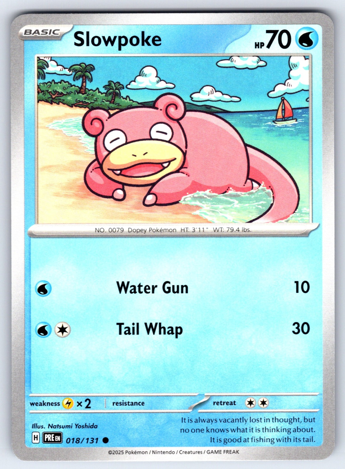 Slowpoke Common SV: Prismatic Evolutions 018/131 NM 2025