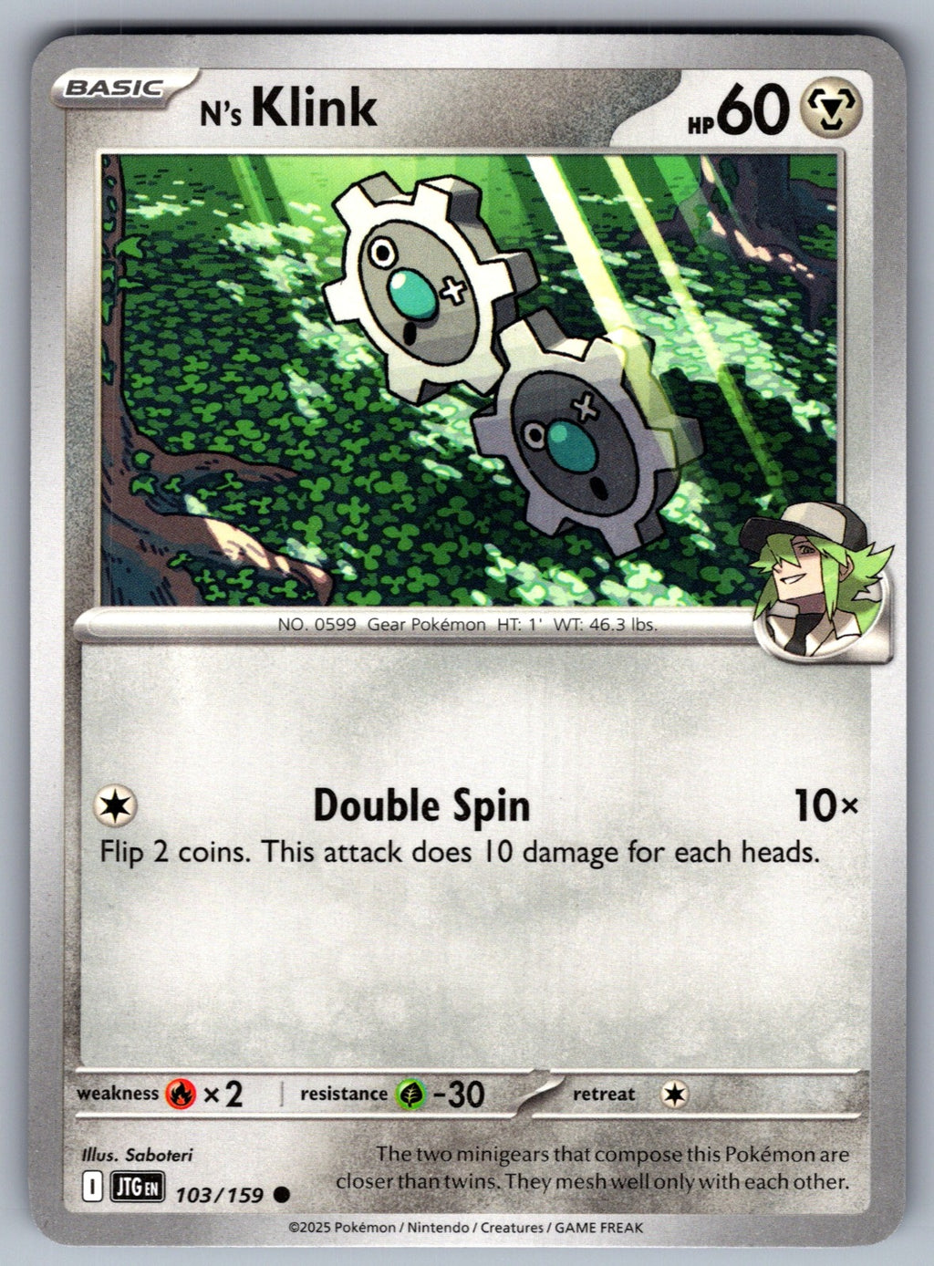 N's Klink Common SV09: Journey Together 103/159 NM 2025