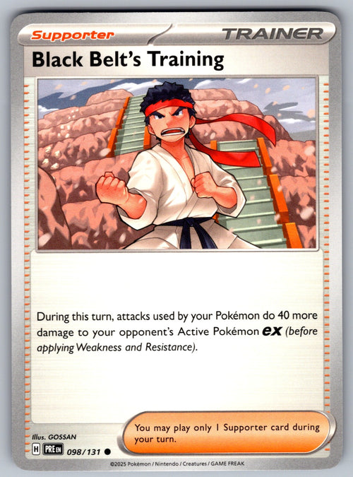 Black Belt's Training Common SV: Prismatic Evolutions 098/131 NM 2025