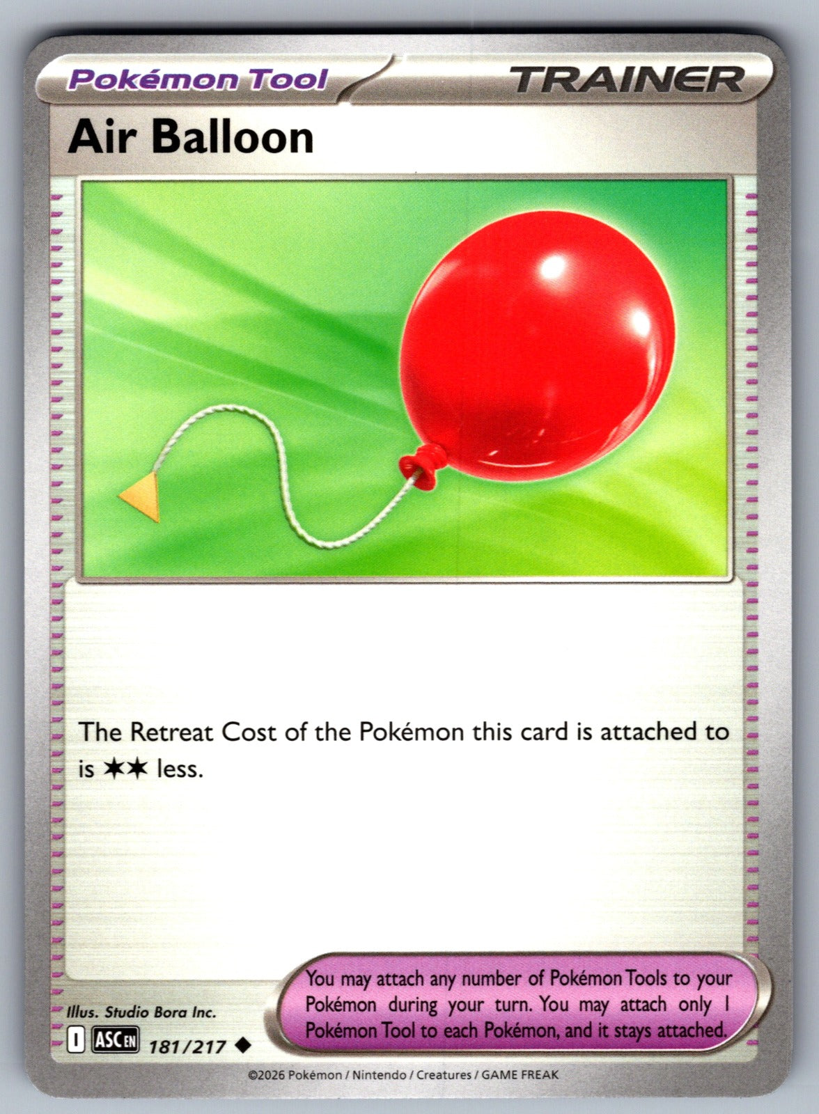 Air Balloon Uncommon ME: Ascended Heroes 181/217 NM 2026