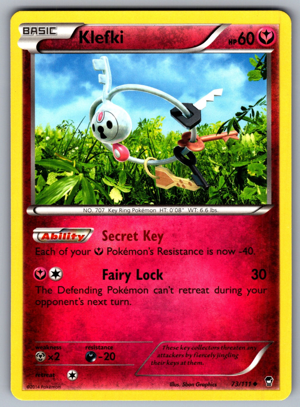 Klefki Uncommon XY - Furious Fists 73/111 LP 2014