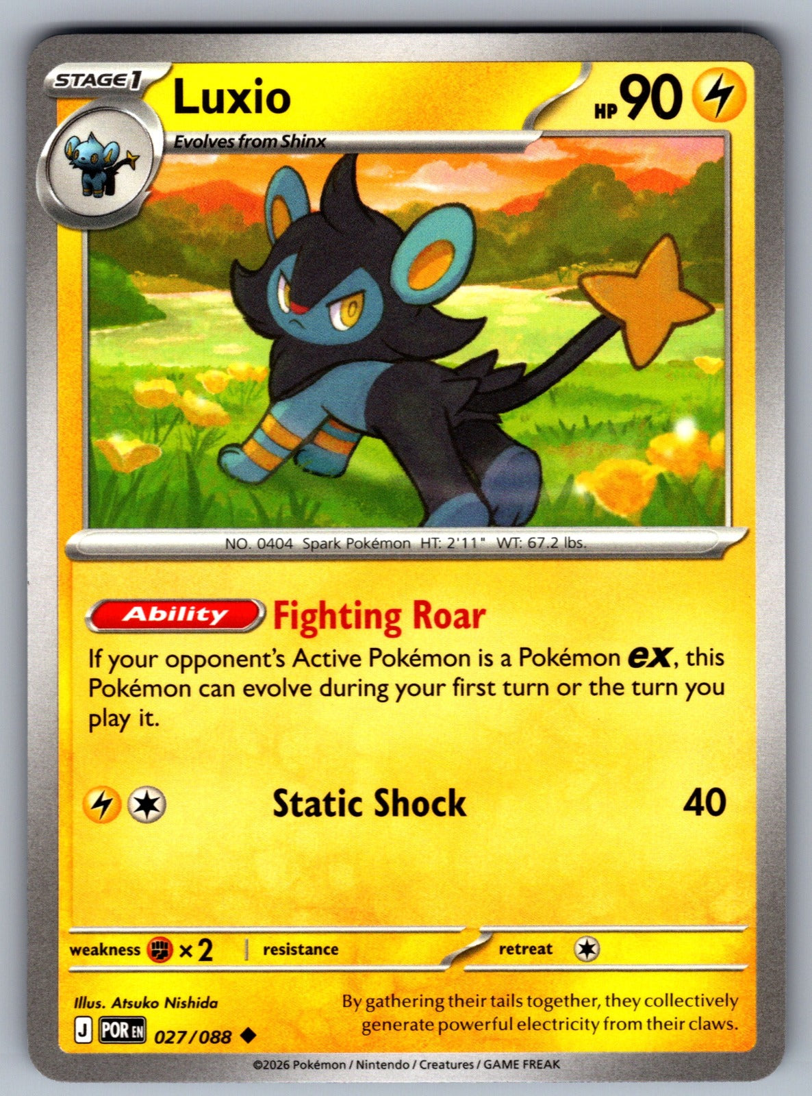 Luxio Uncommon ME03: Perfect Order 027/088 NM 2026